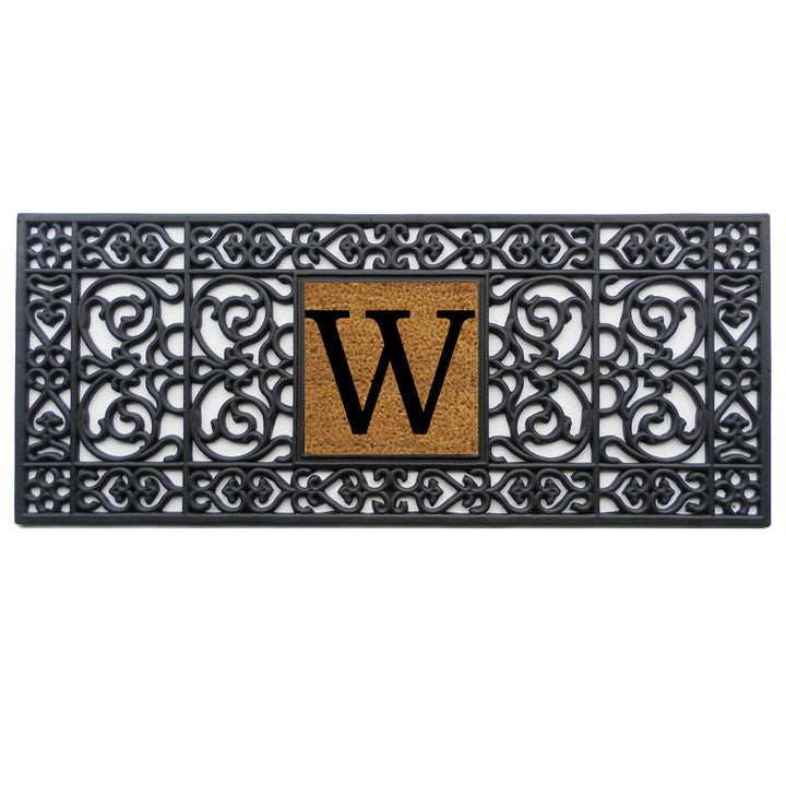 Rubber Monogram Doormat