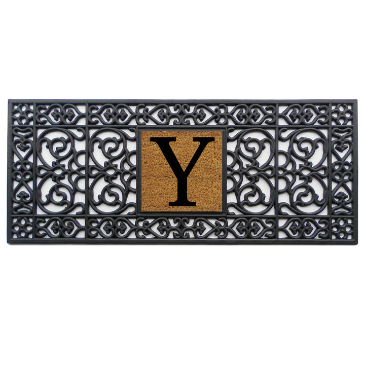 Rubber Monogram Doormat