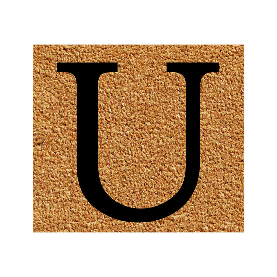 Rubber Doormat w/ Interchangeable Inserts 17"x41"