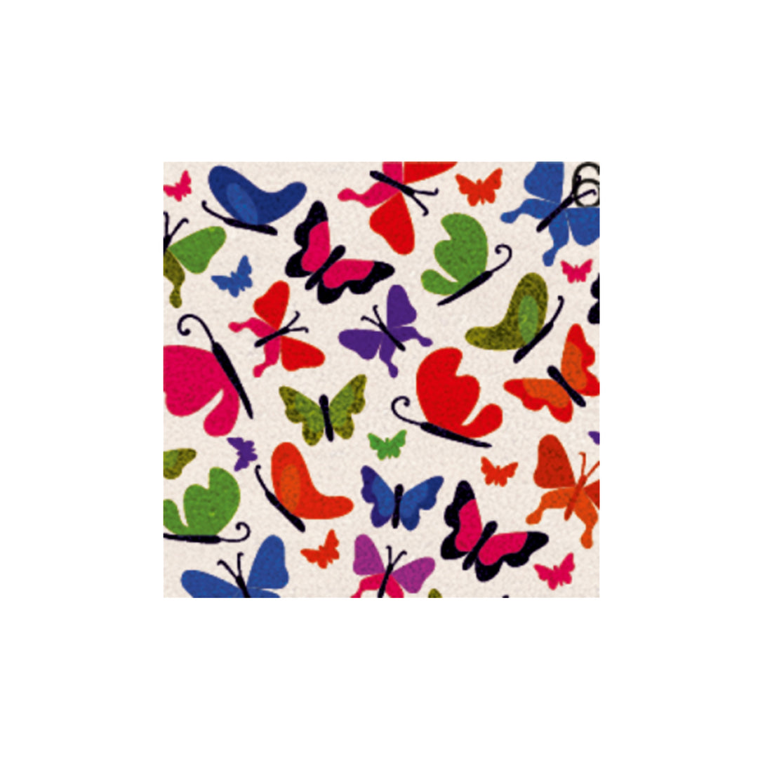 Rubber Doormat w/ Interchangeable Inserts 17"x41"