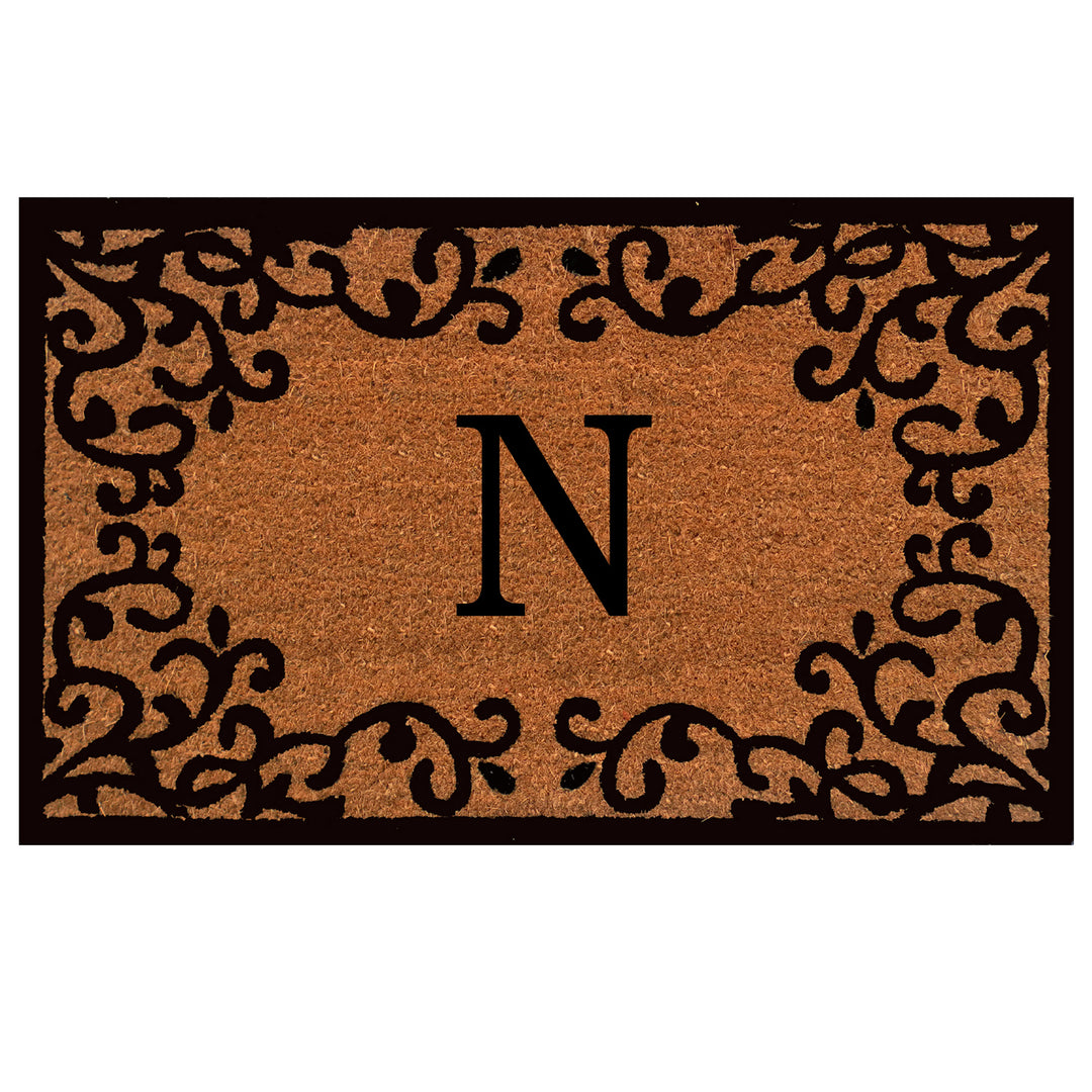 Chateaux Monogram Doormat 18"x30" 18"x30" / N