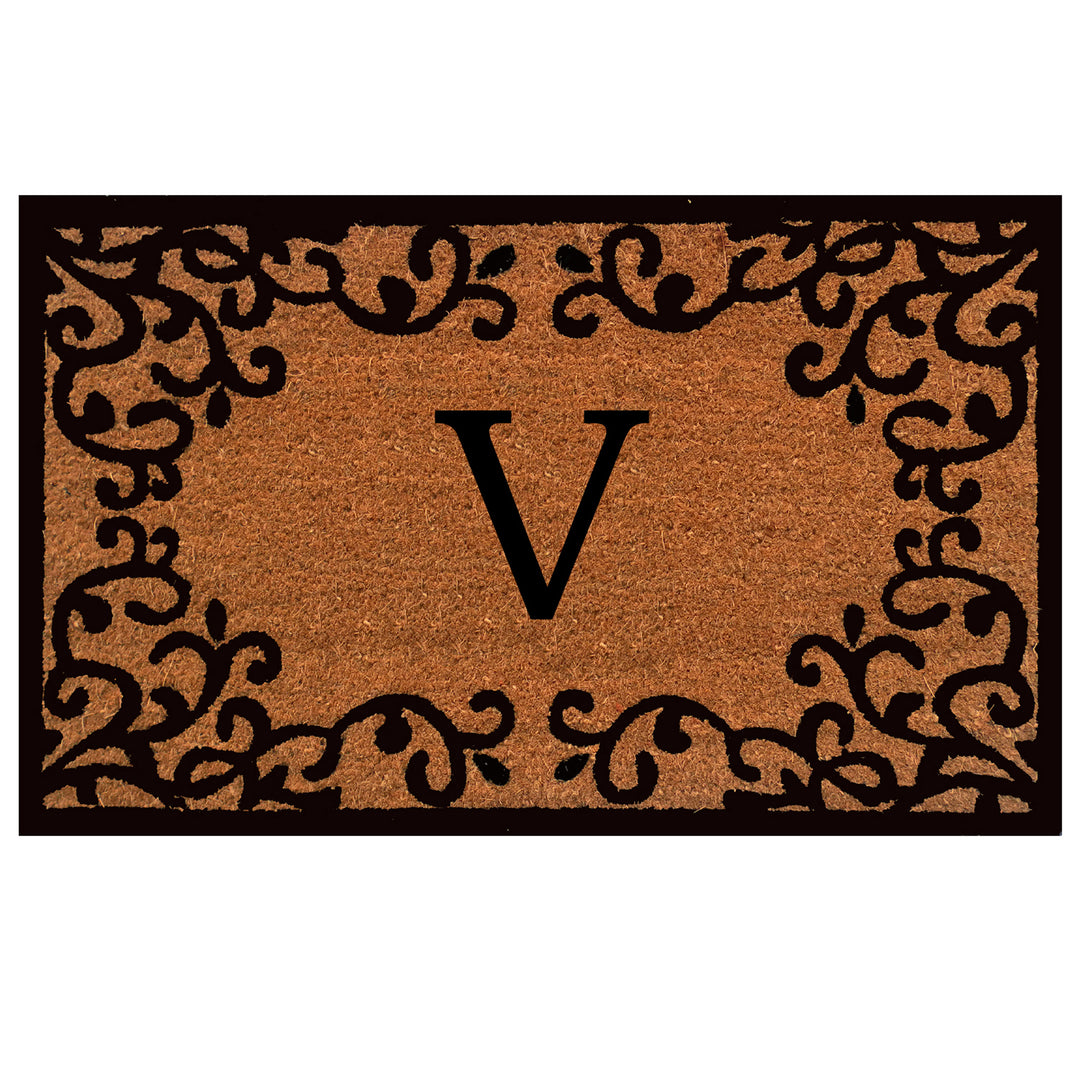 Chateaux Monogram Doormat 18"x30" 18"x30" / V