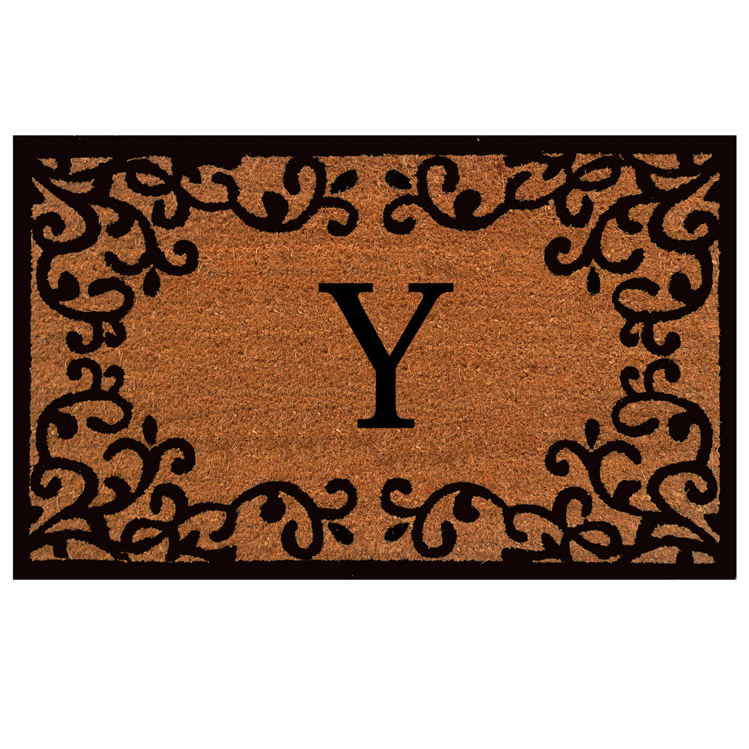 Chateaux Monogram Doormat 18"x30" 18"x30" / Y