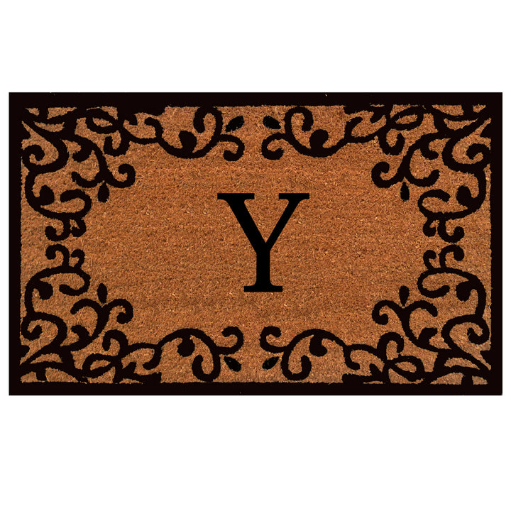 Chateaux Monogram Doormat 18"x30" 18"x30" / Y