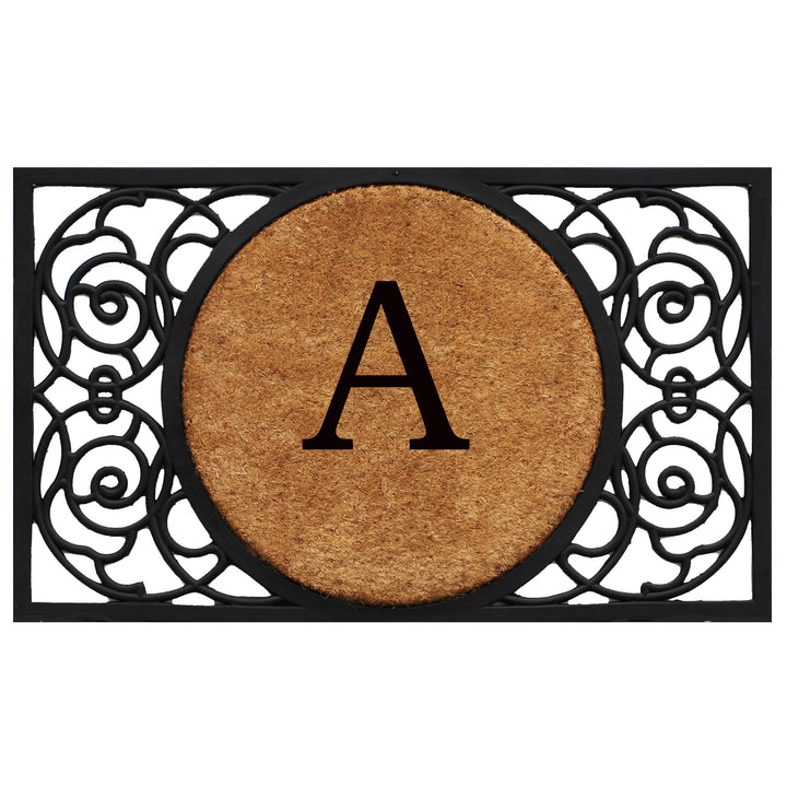 Armada Circle Monogram Doormat 18"x30" 18"x30" / A