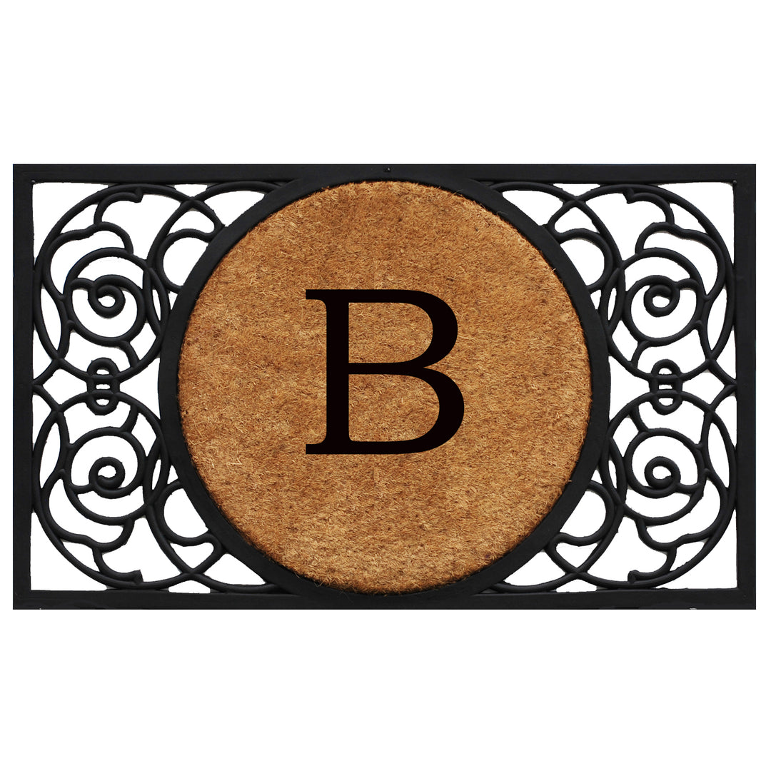 Armada Circle Monogram Doormat 18"x30" 18"x30" / B