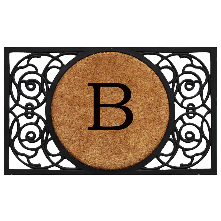 Armada Circle Monogram Doormat 18"x30" 18"x30" / B