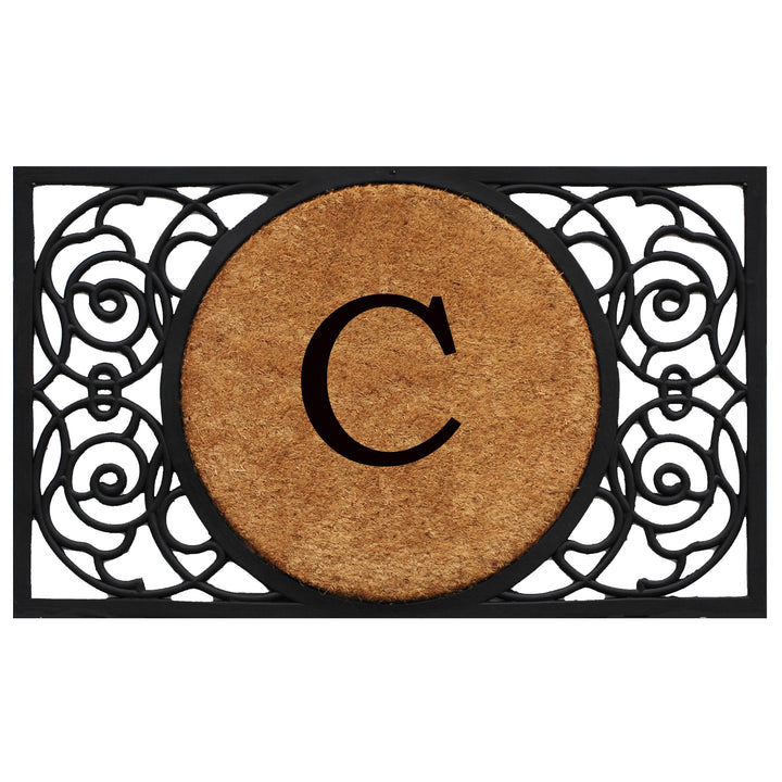 Armada Circle Monogram Doormat 18"x30" 18"x30" / C