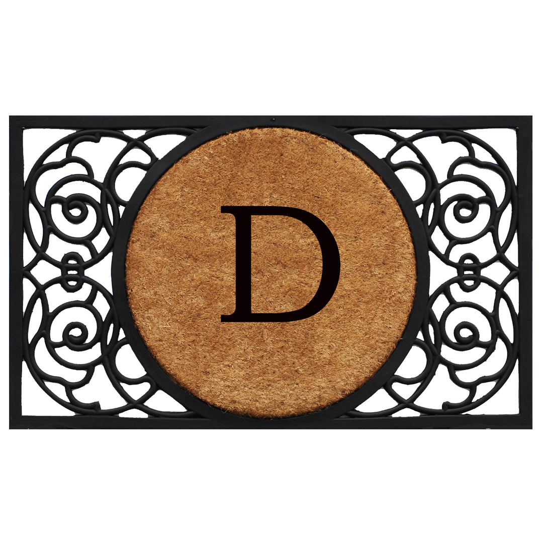 Armada Circle Monogram Doormat 18"x30" 18"x30" / D
