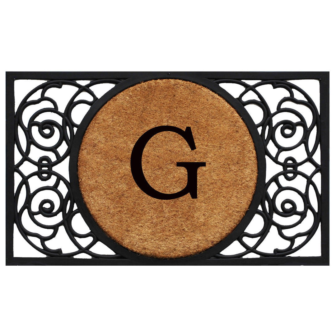 Armada Circle Monogram Doormat 18"x30" 18"x30" / G