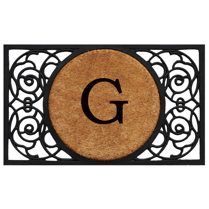 Armada Circle Monogram Doormat 18"x30" 18"x30" / G
