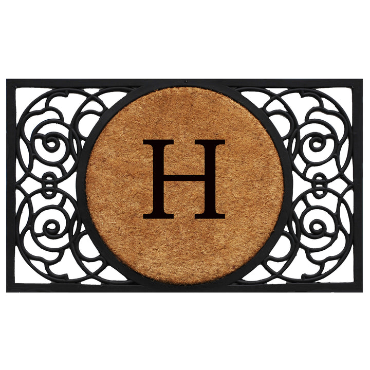 Armada Circle Monogram Doormat 18"x30" 18"x30" / H