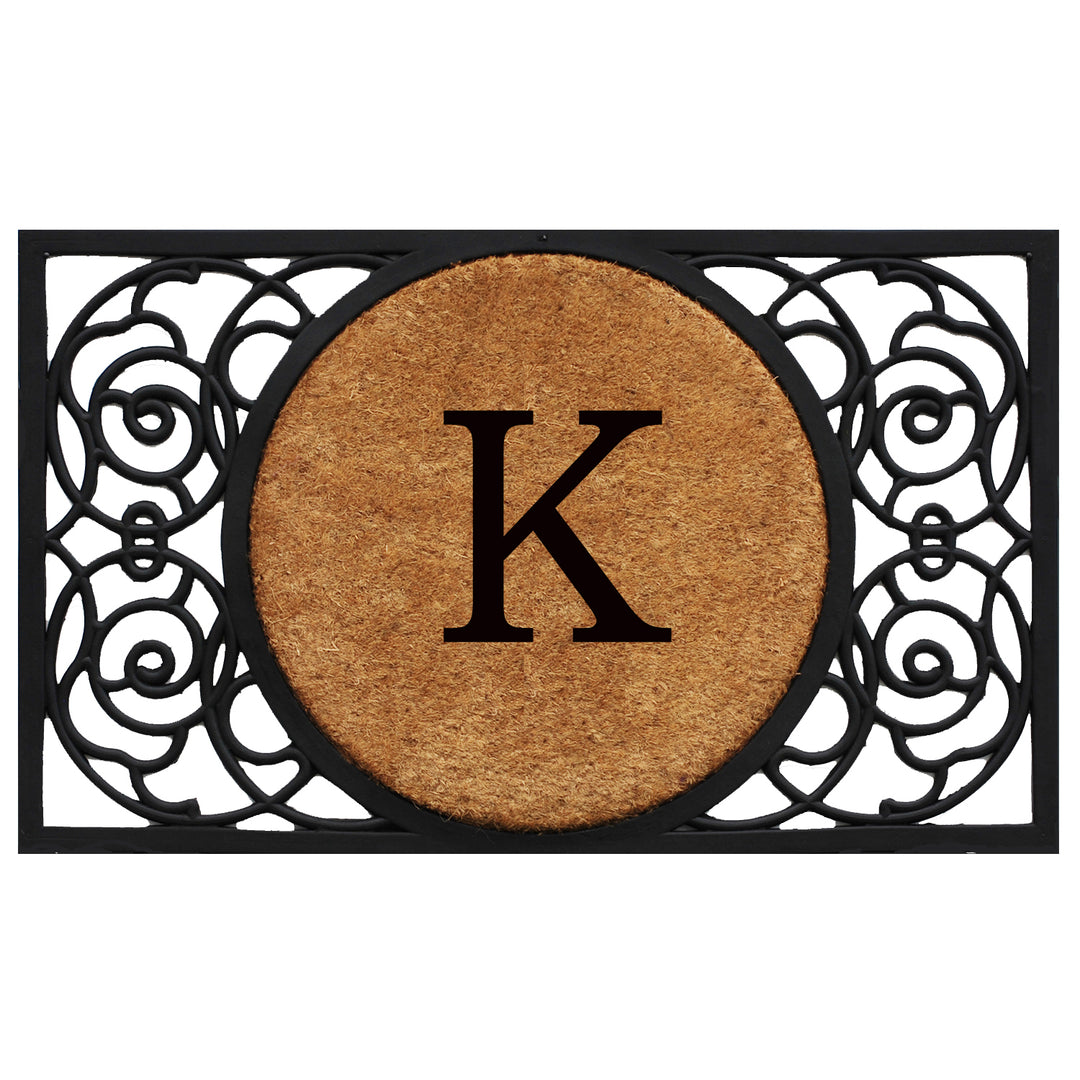 Armada Circle Monogram Doormat 18"x30" 18"x30" / K