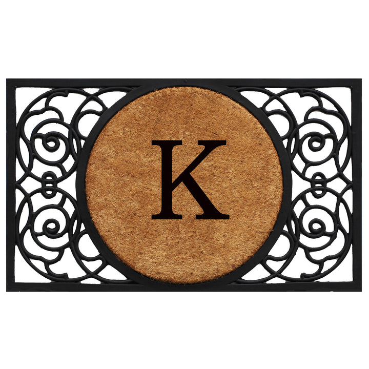Armada Circle Monogram Doormat 18"x30" 18"x30" / K