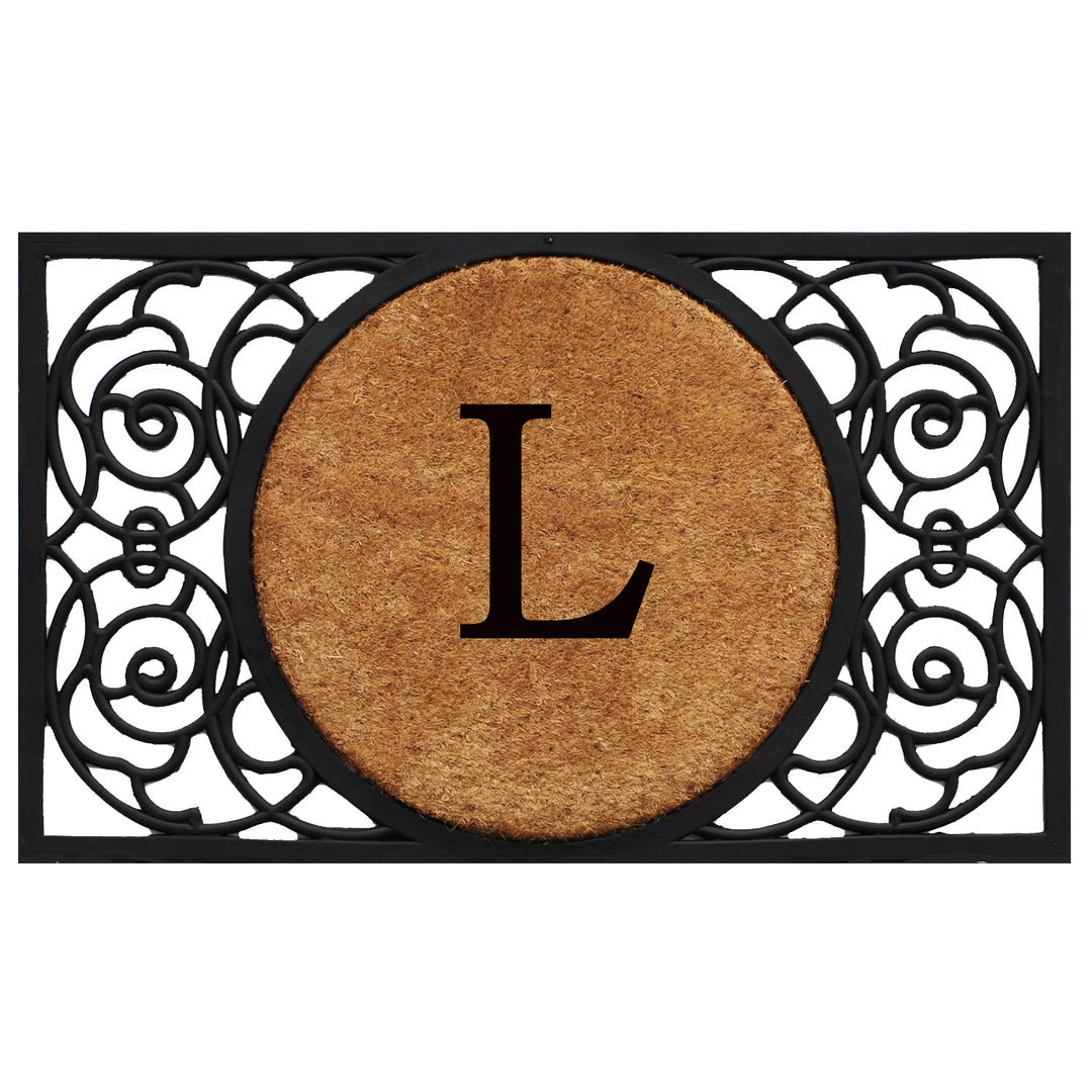 Armada Circle Monogram Doormat 18"x30" 18"x30" / L