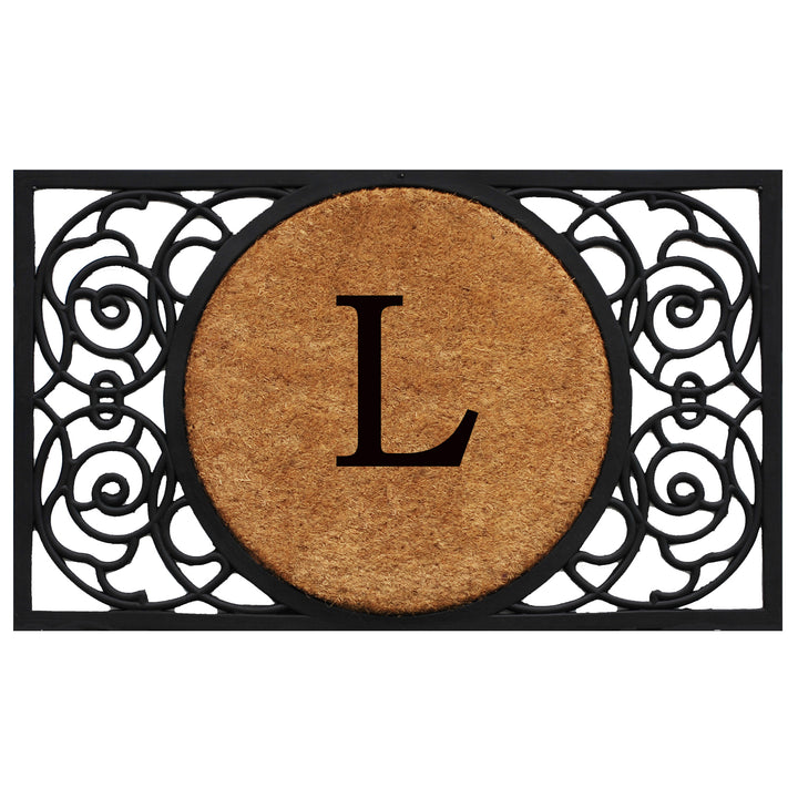 Armada Circle Monogram Doormat 18"x30" 18"x30" / L
