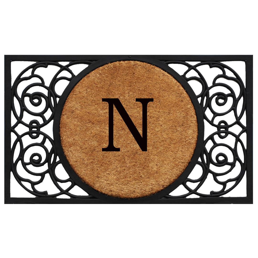 Armada Circle Monogram Doormat 18"x30" 18"x30" / N
