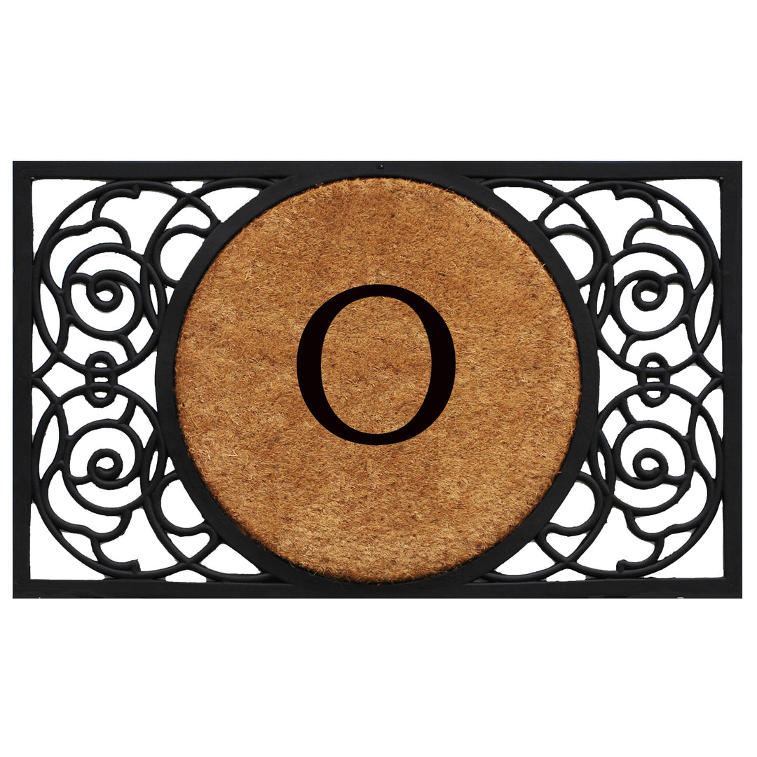 Armada Circle Monogram Doormat 18"x30" 18"x30" / O