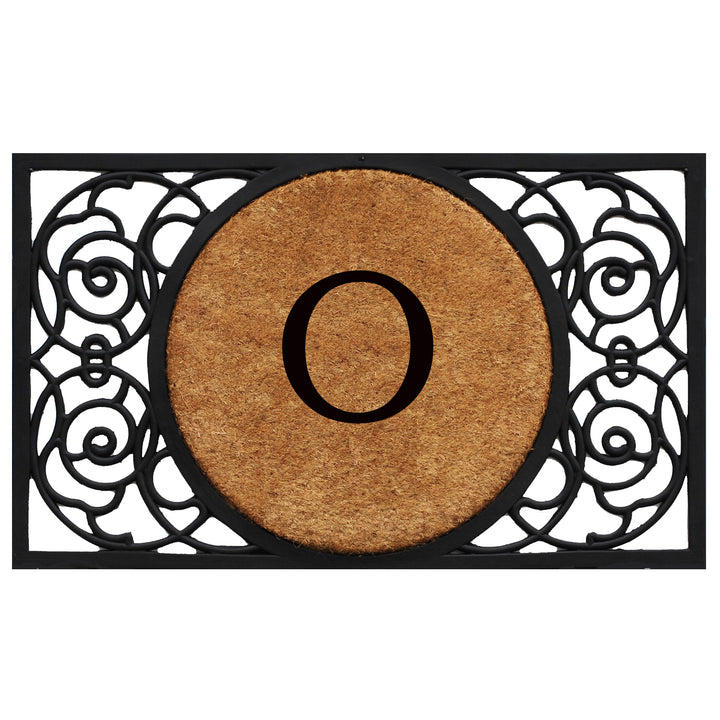 Armada Circle Monogram Doormat 18"x30" 18"x30" / O