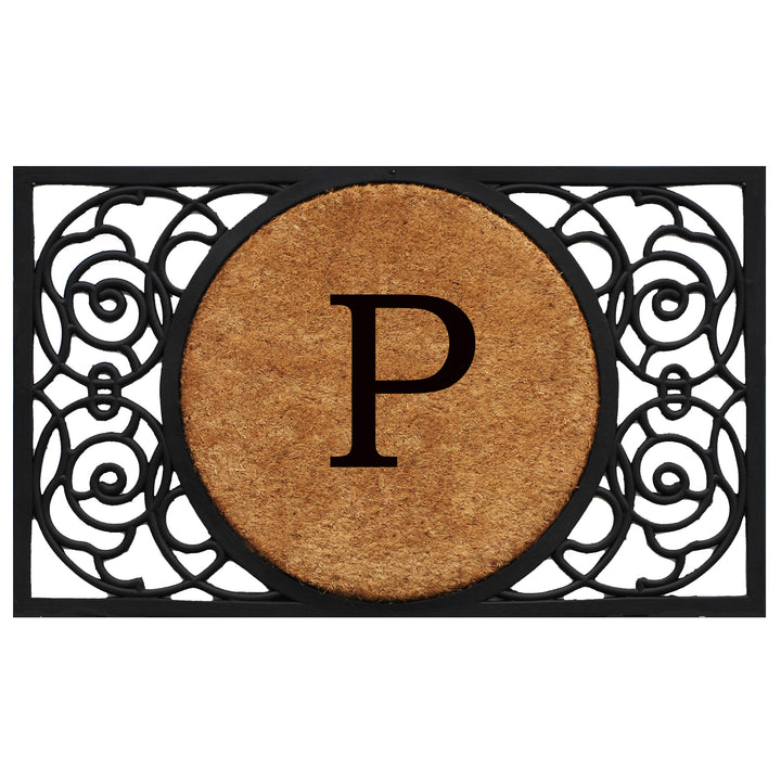 Armada Circle Monogram Doormat 18"x30" 18"x30" / P