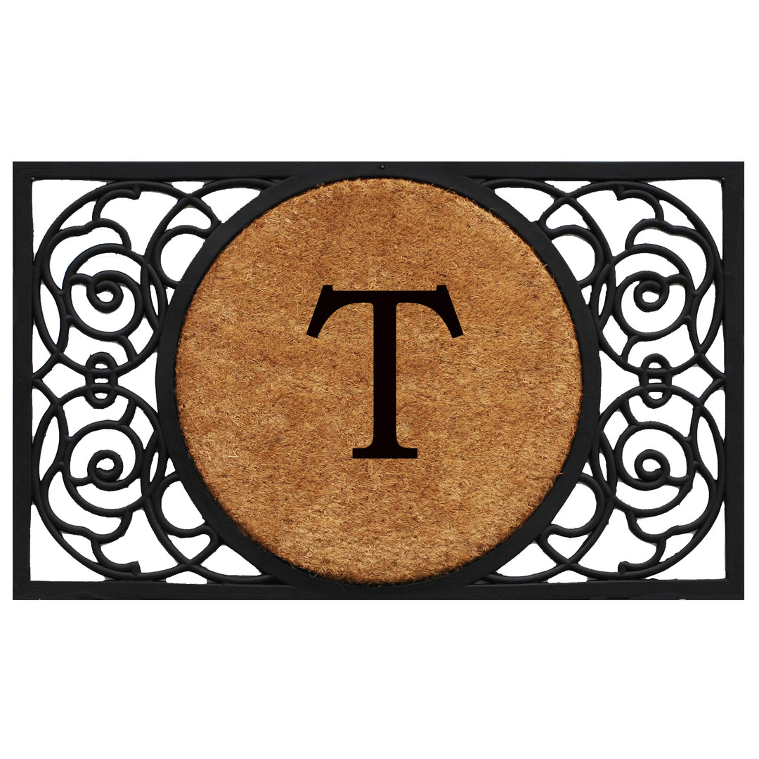 Armada Circle Monogram Doormat 18"x30" 18"x30" / T