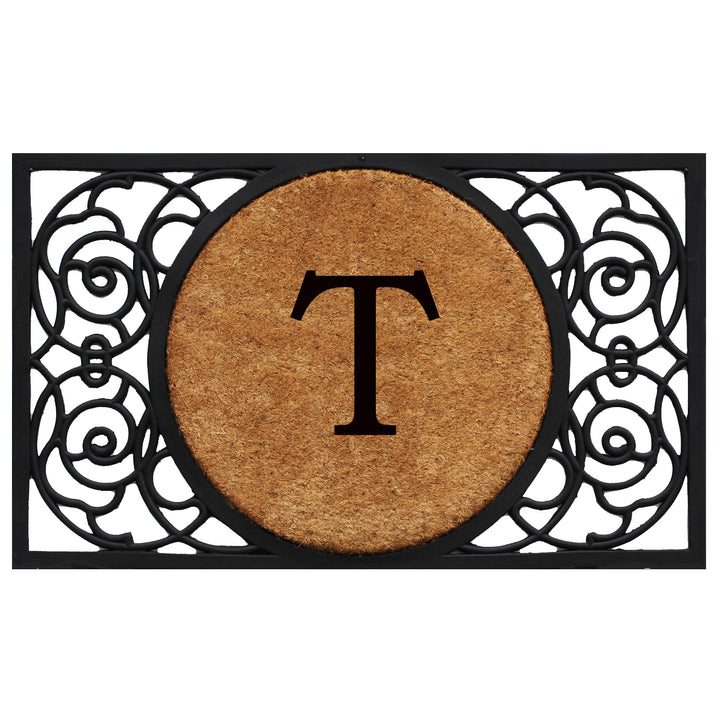 Armada Circle Monogram Doormat 18"x30" 18"x30" / T