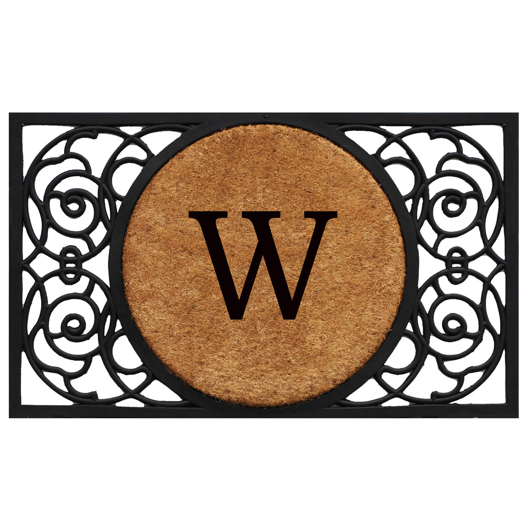 Armada Circle Monogram Doormat 18"x30" 18"x30" / W