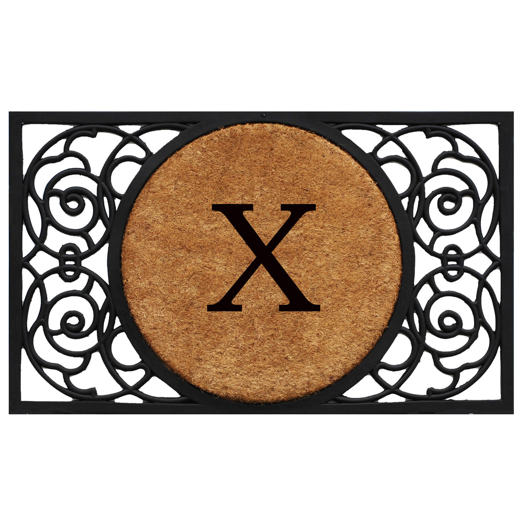 Armada Circle Monogram Doormat 18"x30" 18"x30" / X