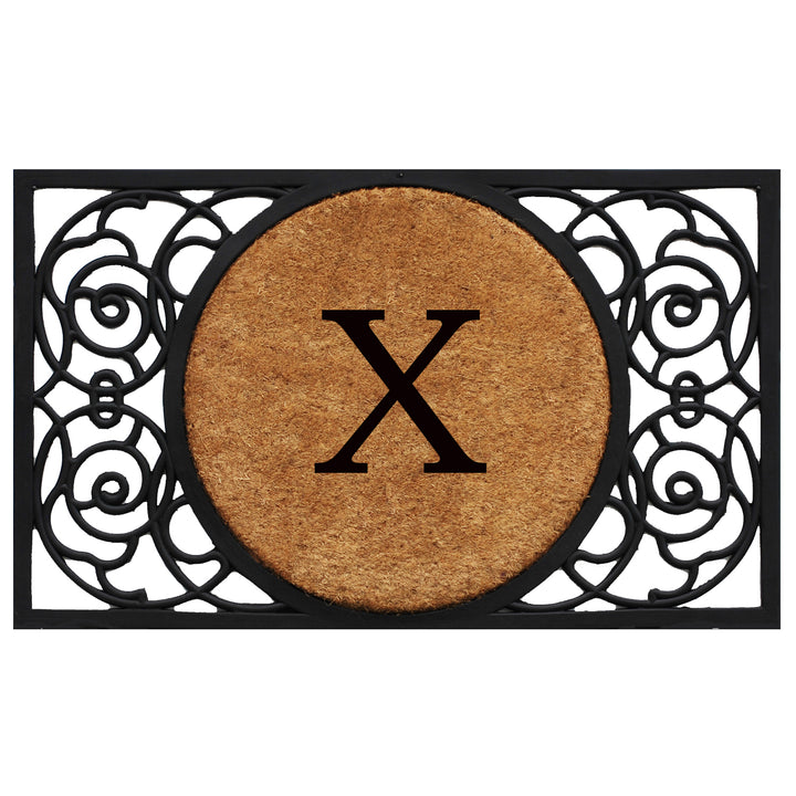Armada Circle Monogram Doormat 18"x30" 18"x30" / X