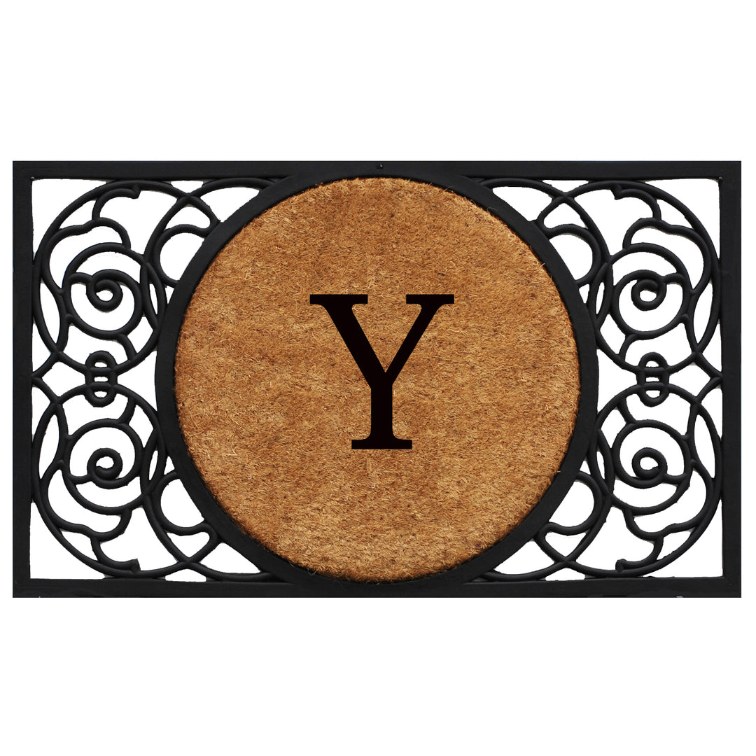 Armada Circle Monogram Doormat 18"x30" 18"x30" / Y