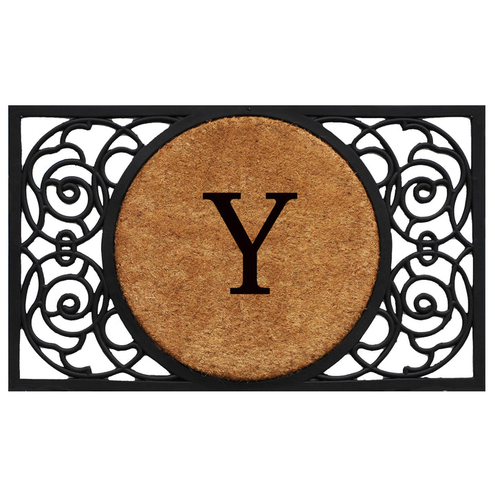Armada Circle Monogram Doormat 18"x30" 18"x30" / Y