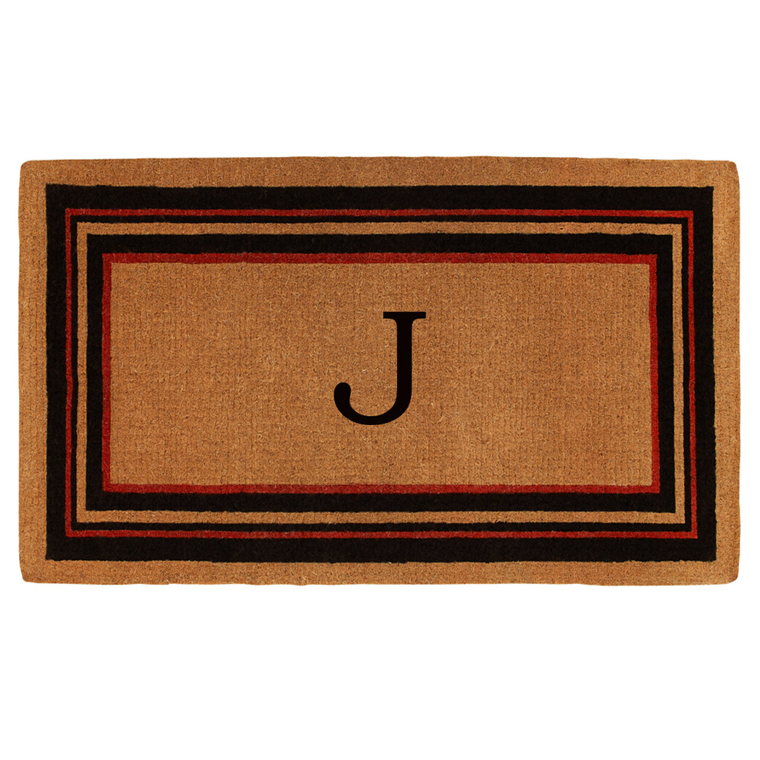 Esquire Monogram Doormat 18"x30" 18"x30" / J