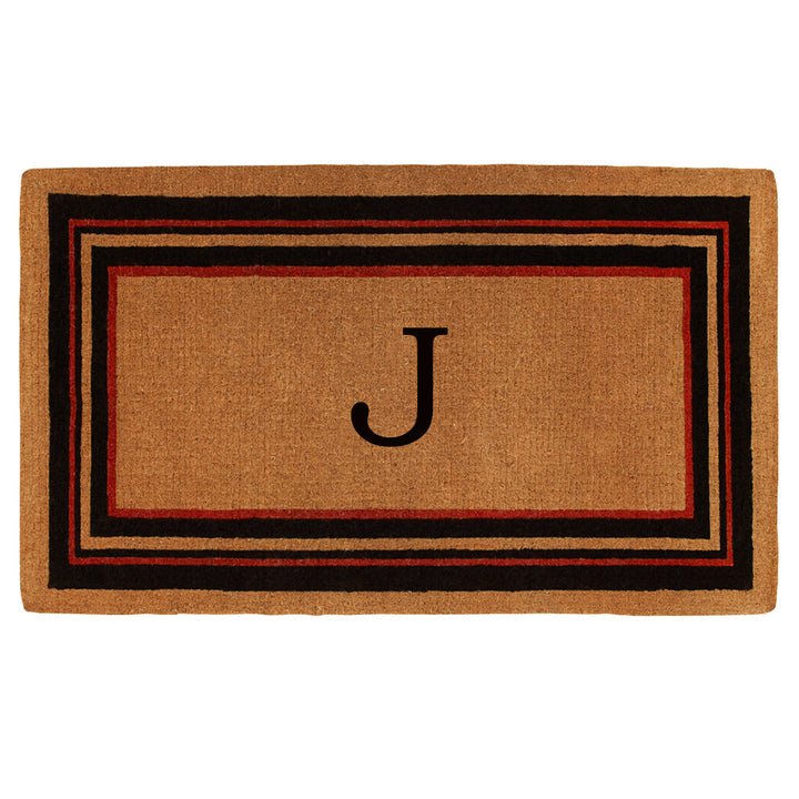 Esquire Monogram Doormat 18"x30" 18"x30" / J