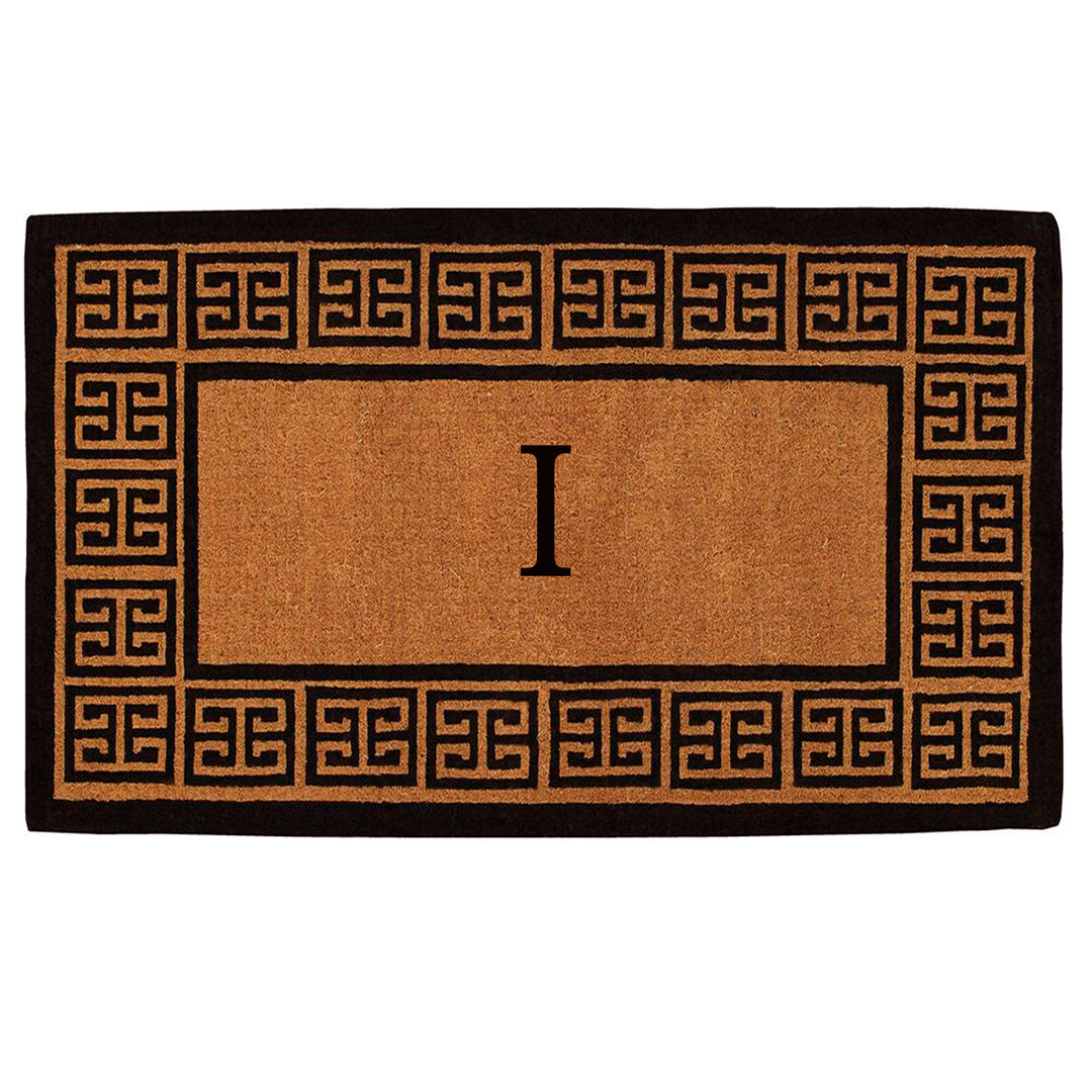 The Grecian Monogram Doormat-18"x30" 18"x30" / I