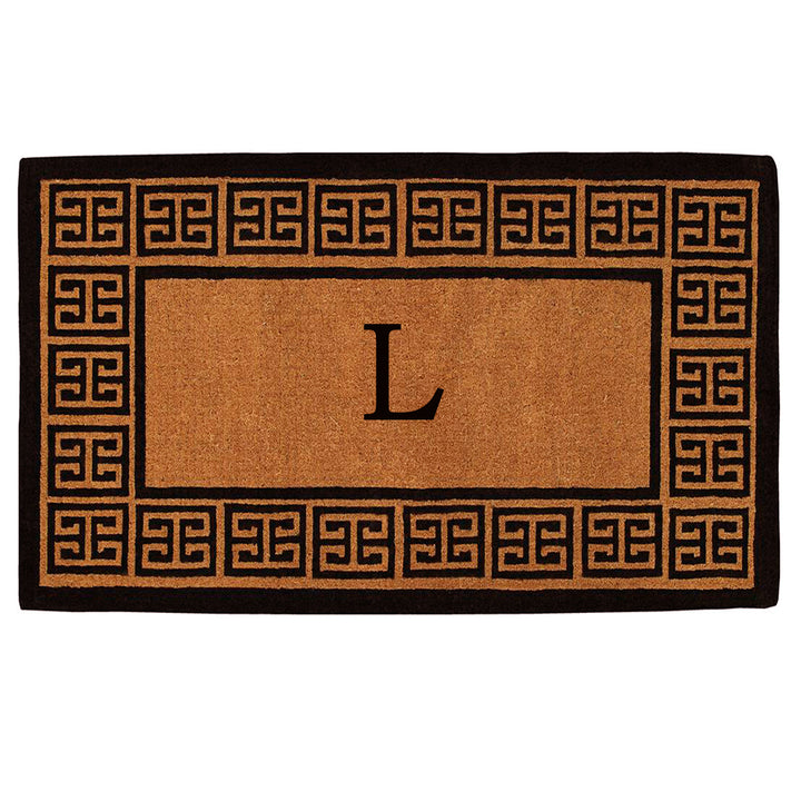 The Grecian Monogram Doormat-18"x30" 18"x30" / L