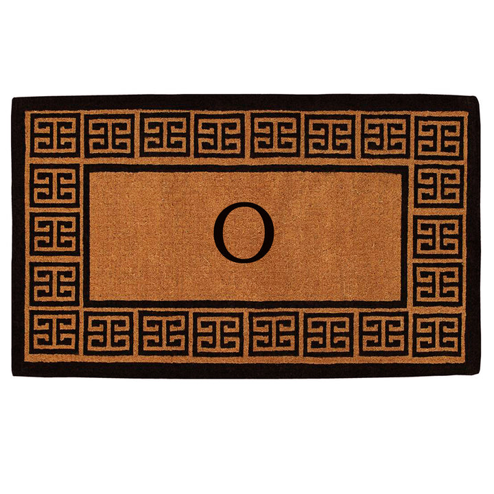 The Grecian Monogram Doormat-18"x30" 18"x30" / O
