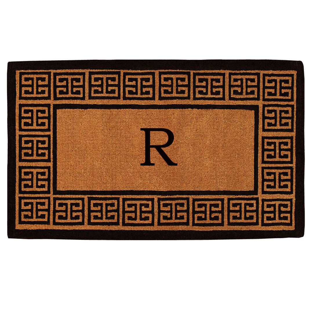 The Grecian Monogram Doormat-18"x30" 18"x30" / R