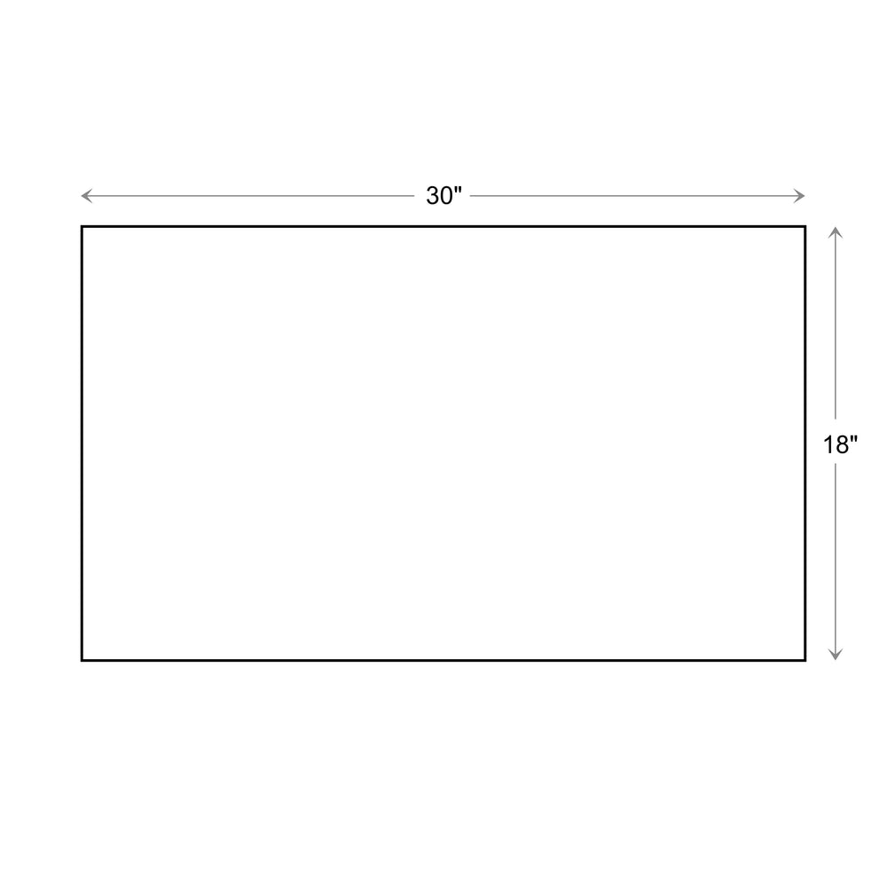 Rubber Dual Scraper Doormat 18"x30"