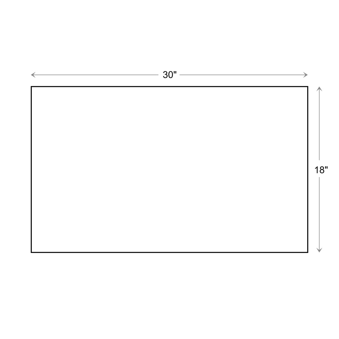Rubber Dual Scraper Doormat 18"x30"