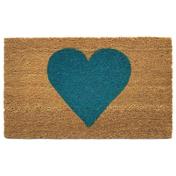 Red Heart Doormat