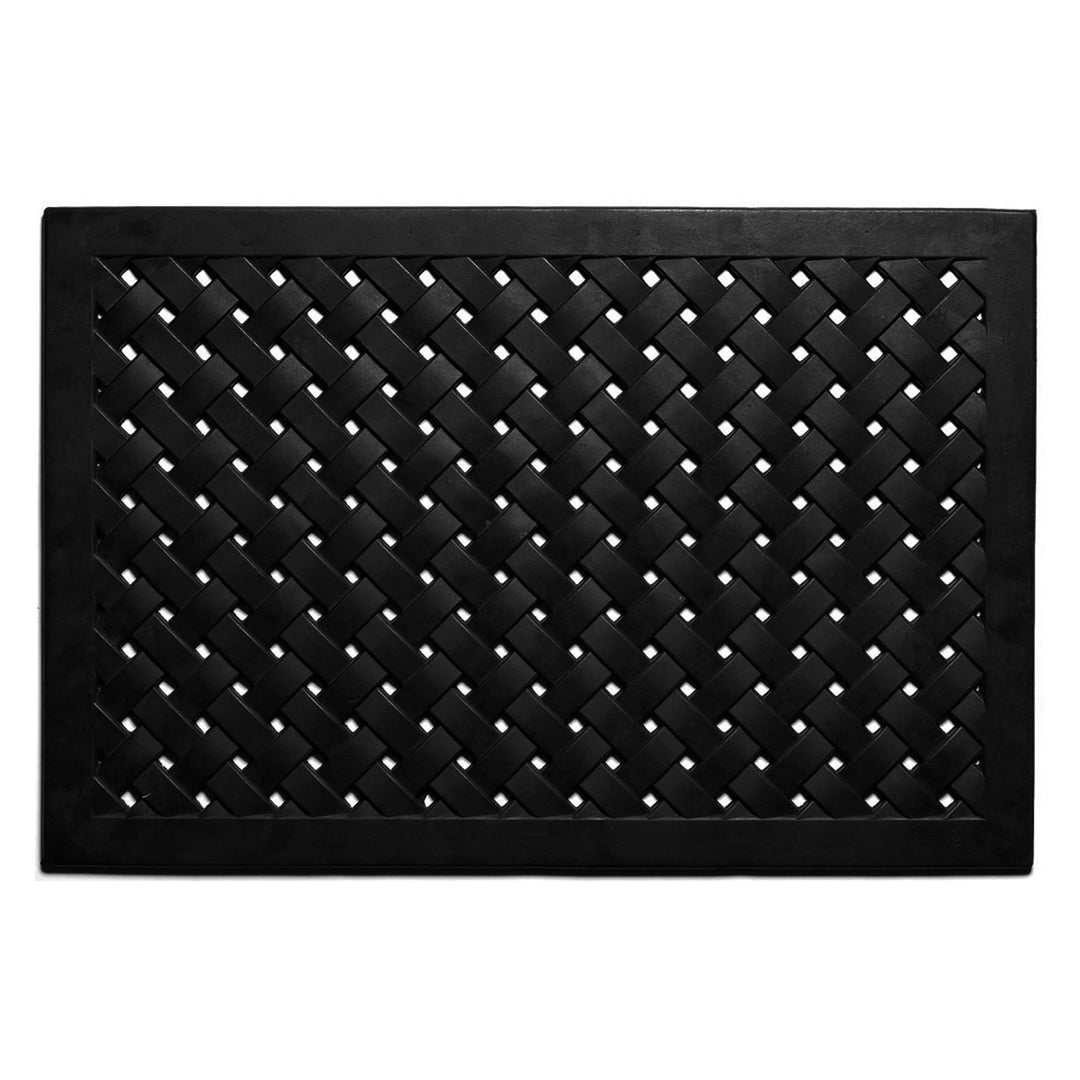 Hampton Weave Rubber Doormat 18"x30"