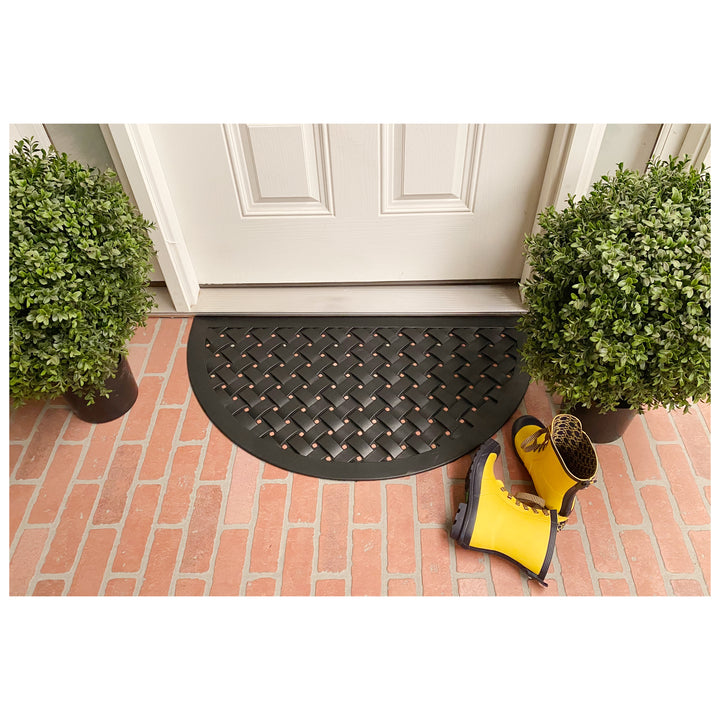 Hampton Weave Rubber Doormat 20" x 36" 20"x36"