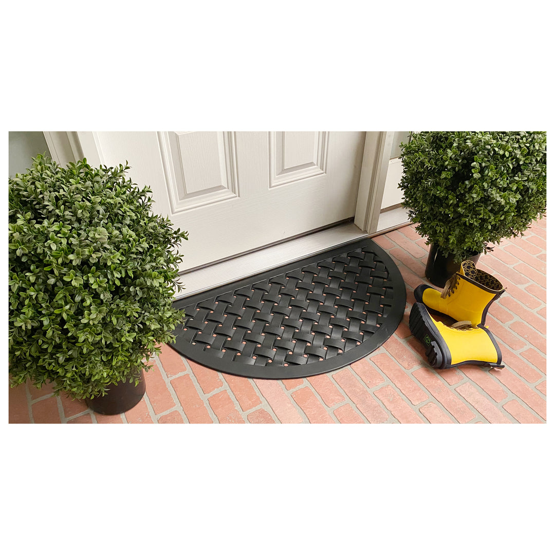 Hampton Weave Rubber Doormat 20" x 36" 20"x36"