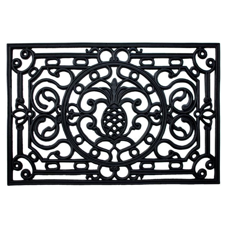 Pineapple Heritage Rubber Doormat 24"x36"