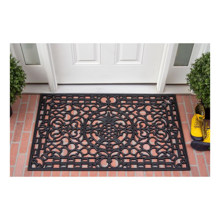 Pineapple Heritage Rubber Doormat 30"x48"