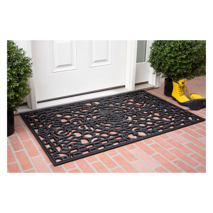 Pineapple Heritage Rubber Doormat 30"x48"