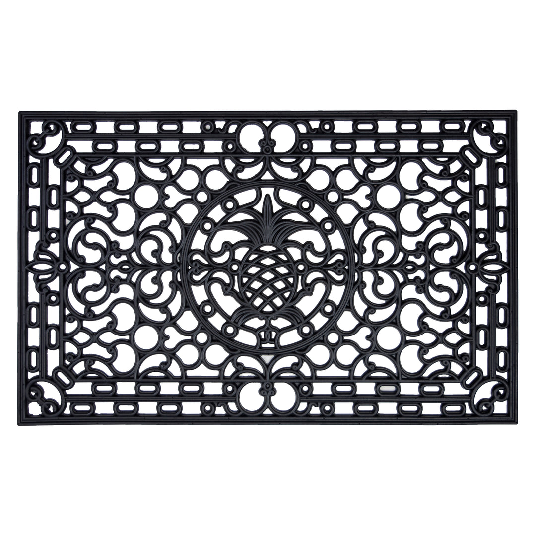 Pineapple Heritage Rubber Doormat 30"x48"
