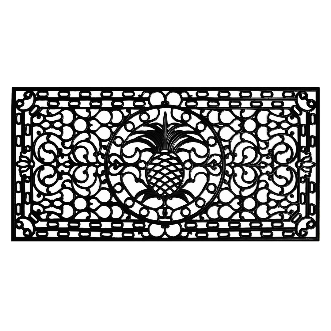 Pineapple Heritage Rubber Doormat 36"x72"