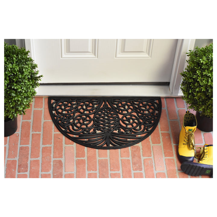 Pineapple Grandeur Rubber Doormat 18"x30"