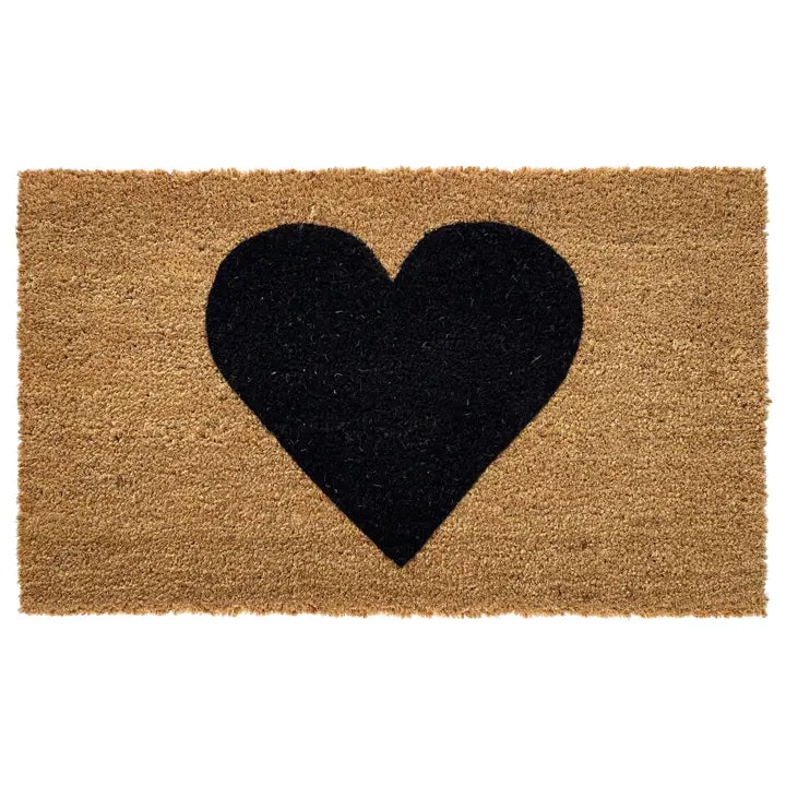 Red Heart Doormat